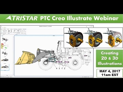 TriStar Webinar Replay: PTC Creo Illustrate Creating 2D & 3D Illustrations