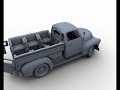 pick-up for alain ducasse video simulation 3d (old chevrolet 1951)