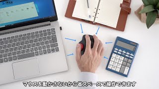 [エルゴノミクス静音トラックボールの紹介]