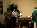 Miguel Angel en la iglesia