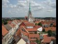 Mühlhausen / Thüringen - Blick vom Rabenturm auf die Stadt (Fotoslideshow)