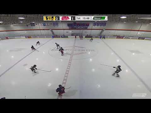 #6 Liam Downie (white) on the PK. Clears the puck, chases and disrupts the Yale PP and clears puck a second time before changing. (January 28, 2023)