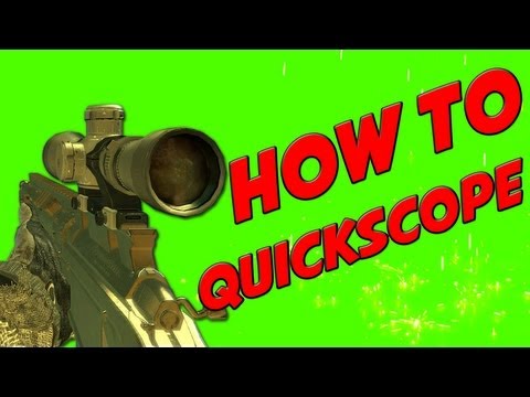 how to train quickscoping mw3