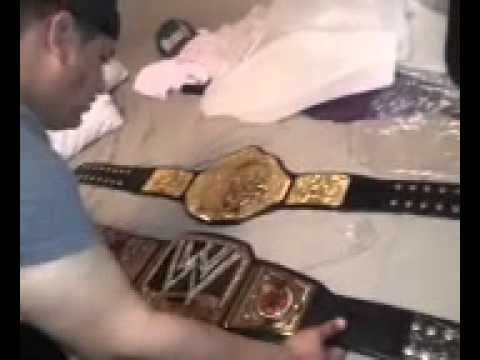 how to make world heavyweight championship belt