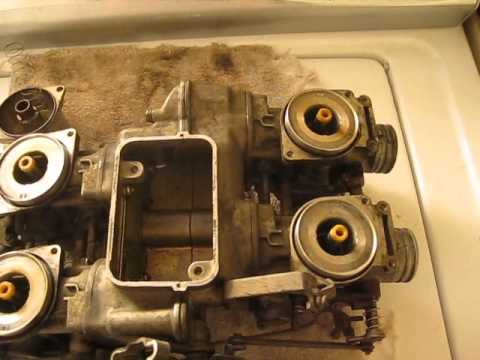how to rebuild gl1100 carbs