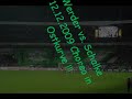 Werder vs. Schalke 12.12.2009 Ostkurve Choreo (SVW)