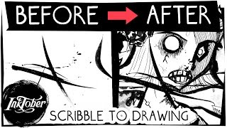 Scribble to Zombie Ball! || Inktober #3 drawing