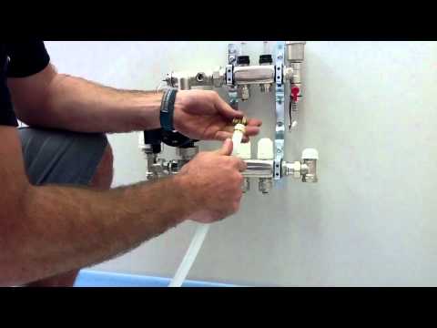 how to bleed uponor underfloor heating