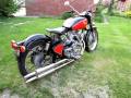 Enfield bullet based V twin The Musket with mufflers - start, idling, revved.