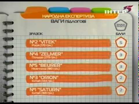 Напольные весы - Знак качества - Интер