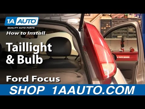 How To Install Replace Taillight and Bulb Ford Focus ZX5 00-04 1AAuto.com