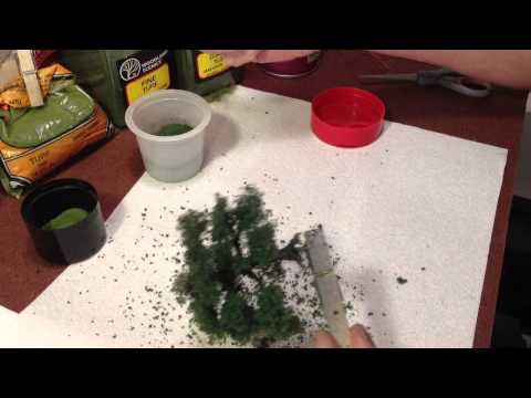 how to make n gauge trees