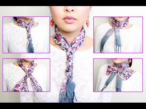 how to tie a scarf pinterest