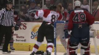 Cyclones TV: Jaynen Rissling Drops the Gloves