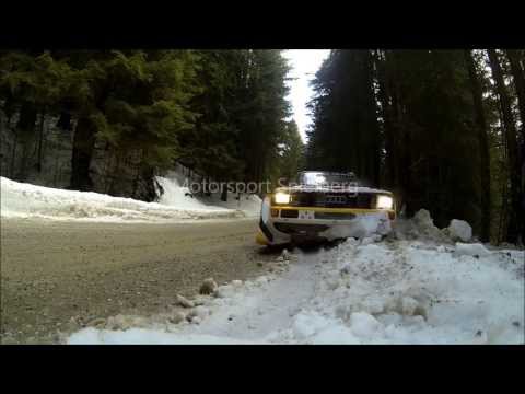 Walter Röhrl Audi S1 Urquattro Crash Lavanttal Rallye 2013 Walter Röhrl Audi S1 Urquattro Crash Lavanttal Rallye 2013