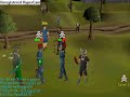 a death match with high stakes.all credit goes to jagex who owns runescape. 

everyone seems to hate the kid in the blue lol.