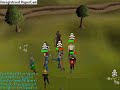 a death match with high stakes.all credit goes to jagex who owns runescape. 

everyone seems to hate the kid in the blue lol.
