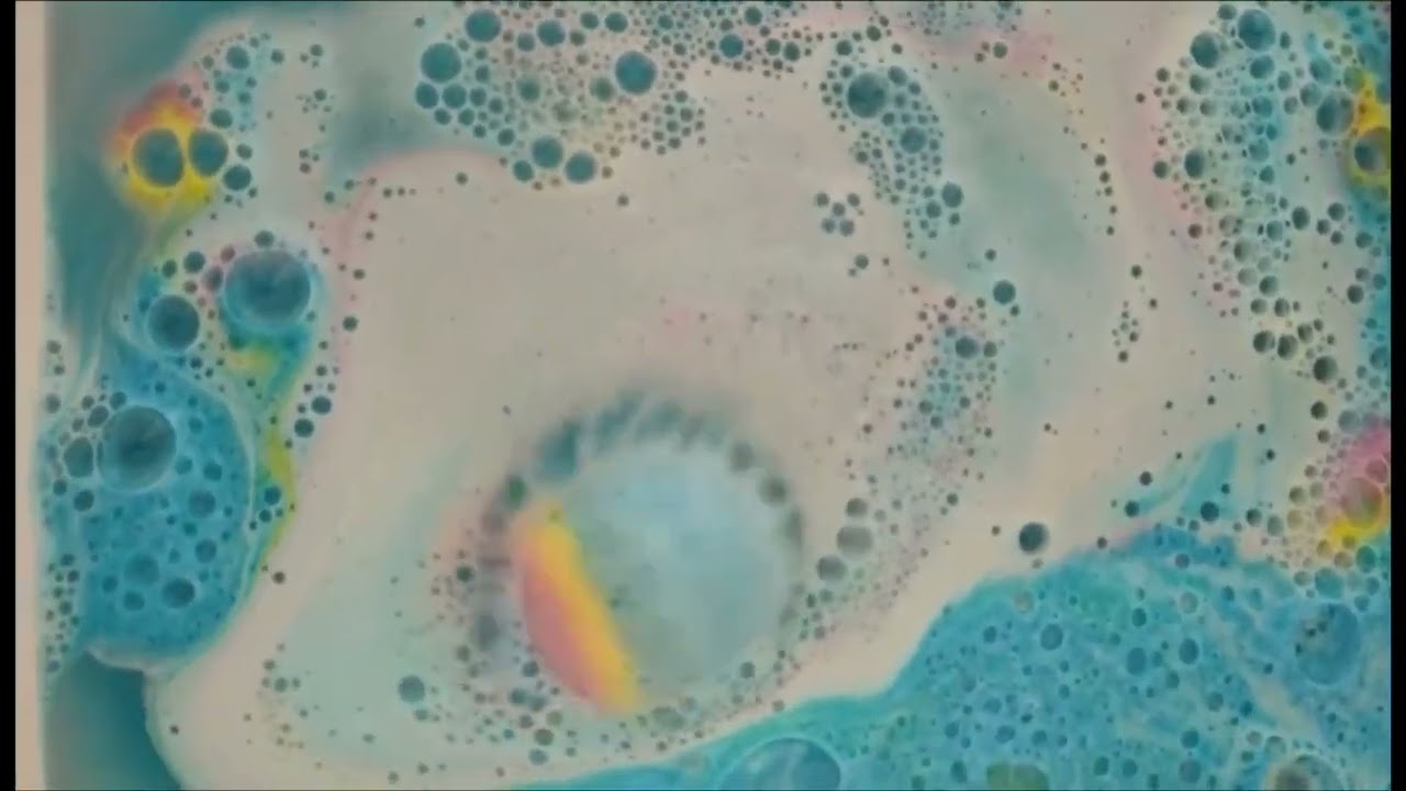 multi color bath bomb