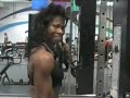 MJ Fox IFBB Figure Pro and Certified Personal Trainer of FIT Fx Personal Training in Fayetteville North Carolina. Hitting Cable Biceps Curl. She recently turned pro in Sep. 2008.  She will be pro debuting at Jacksonville Pro in Aug. 2009.  Wanna work out with her visit her at www.FITFX.net.  Her Fit Chik 4 Life project will be launched January 2009. Fit Chick 4 Life