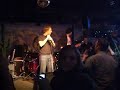 Campbell and Miller playing in the band at the Buckin Buffalo on December 22.