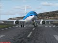 Landing at Madeira with crosswind