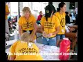the scientology volunteer minister disaster relief teams worked along the louisiana coast to help victims of the katrina hurricane. john travolta and kelly preston flew in supplies and lent their support the volunteer ministers and other rescue personnel.