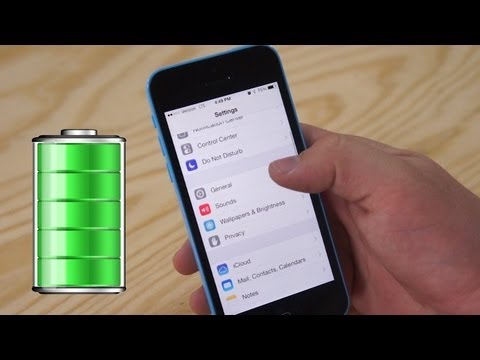 how to save battery life on iphone 5c