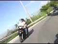 Gilera Nexus 500 e Honda 600 RR