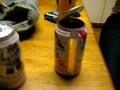 videos de Girl Biting Beer Top Off Can