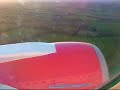 BMI Baby landing at Belfast Aldergrove Airport