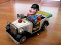 50´s NOMURA TN TIN BAT/OP POLICE CAR N-.5 WITH DRIVER