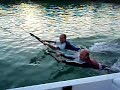 Barefoot Water Skiing in Greece