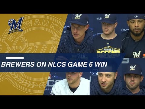 Video: NLCS Gm6: Brewers on forcing a Game 7 vs. Dodgers