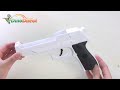 nintendo wii wireless light gun controller is compatible to wii shooting games. gun with beautiful design and comfortable feeling, have a real feeling when playing games.
