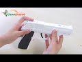 nintendo wii wireless light gun controller is compatible to wii shooting games. gun with beautiful design and comfortable feeling, have a real feeling when playing games.