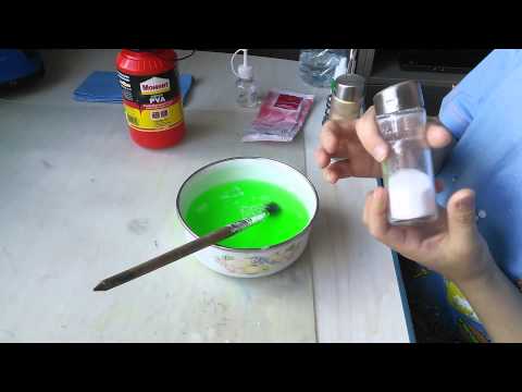 Как сделать лизуна из акварели