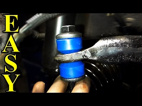 how to adjust sway bar end links