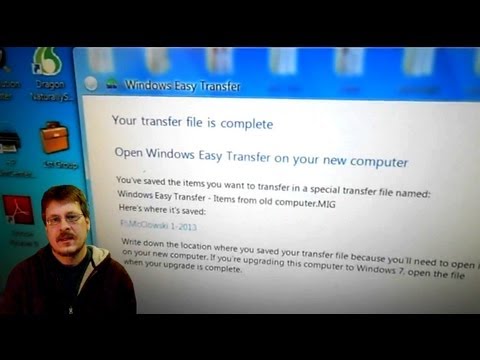 how to windows easy transfer xp