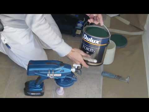 graco airless paint sprayer - Another short clip demonstrating the ProShot. You can read more on the Graco ProShot Cordless Airless Paint Sprayer at www.jackpauhl.com Painters in Elyria O...