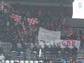 La curva degli Eagles poco prima del derby La curva degli Eagles poco prima del derby
