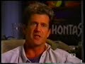 mel gibson describes how animators capture the actor's expessions.animation by richard bazley