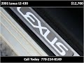 This 2001 Lexus LS 430 is available from Carrollton Motors. For details, call us at 770-214-8149 or visit us at www.carrolltonmotors.com