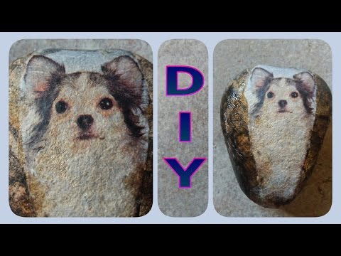 Deko-Stein / Briefbeschwerer selber machen  * Julebuergerfee