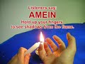 See the first five minutes of the seder, including Kaddeish, Urechatz, Karpas, Yachatz
