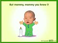 baby cartoon nursing feeling