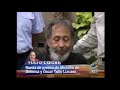 Pirmeras palabras de �scar Tulio Lizcano en libertad