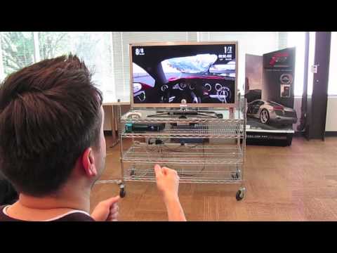 Turn10Studios - Forza Motorsport 4 Lead Design Bill Giese shows us how we'll soon be able to drive cars in the game using just our hands.