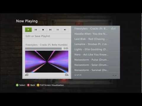 how to put music on xbox 360
