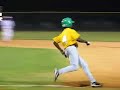 Rock gets to 2nd on bad pitch. Rock gets to 2nd on bad pitch.