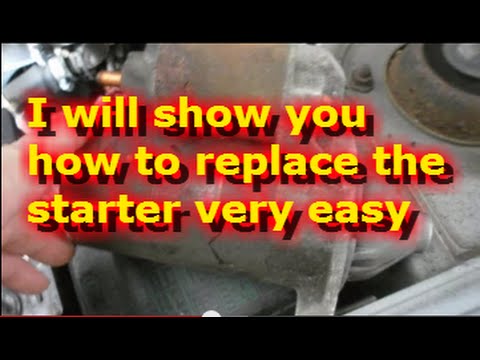How to replace the starter on a 2002 Hyundai Accent